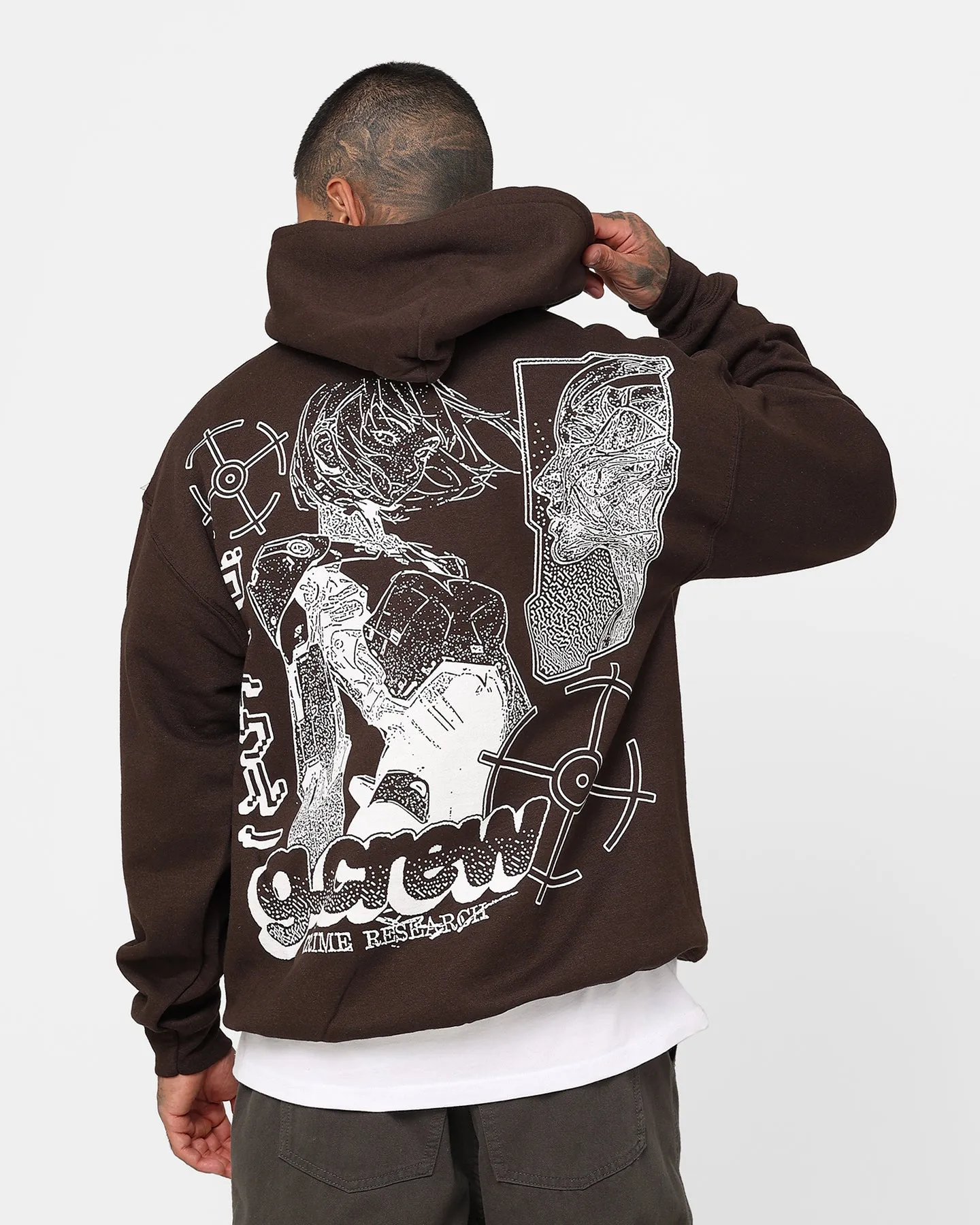 Celebrate Goat Crew G.Crew Girl Hoodie Brown