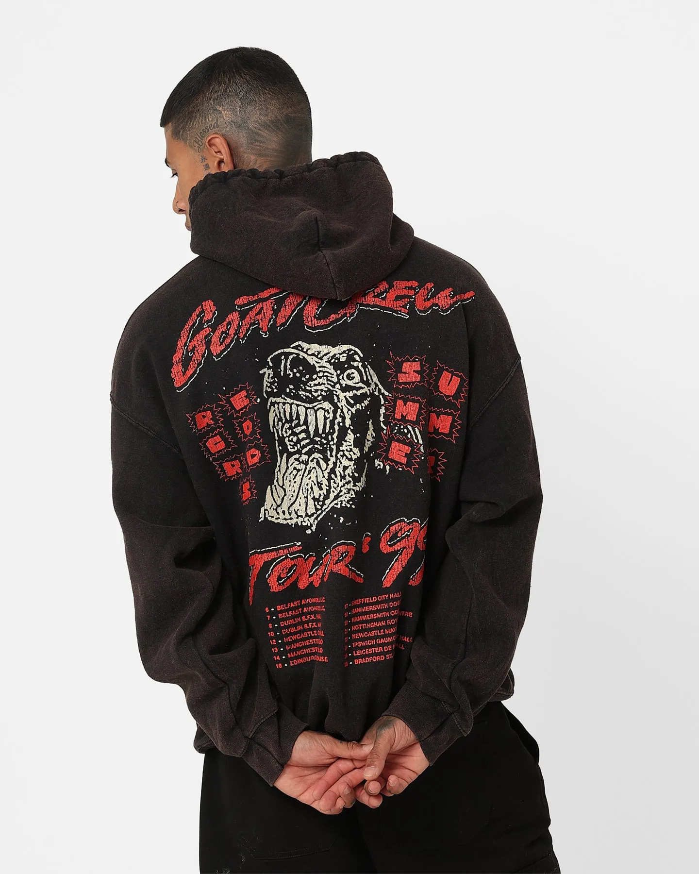 Goat Crew Goat Tour Hoodie Black Wash museum