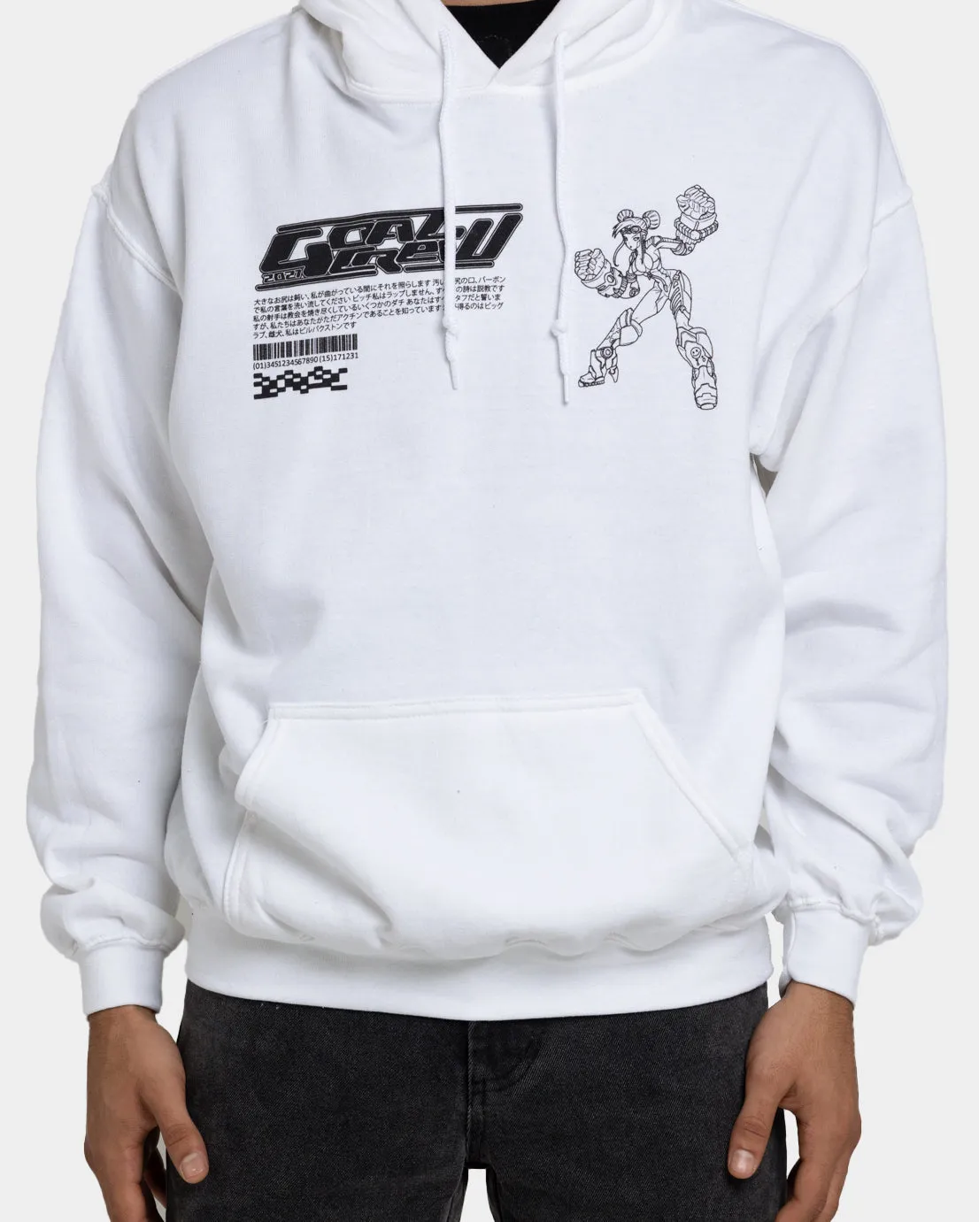 Goat Crew Kyoto Hoodie White low quality Ability