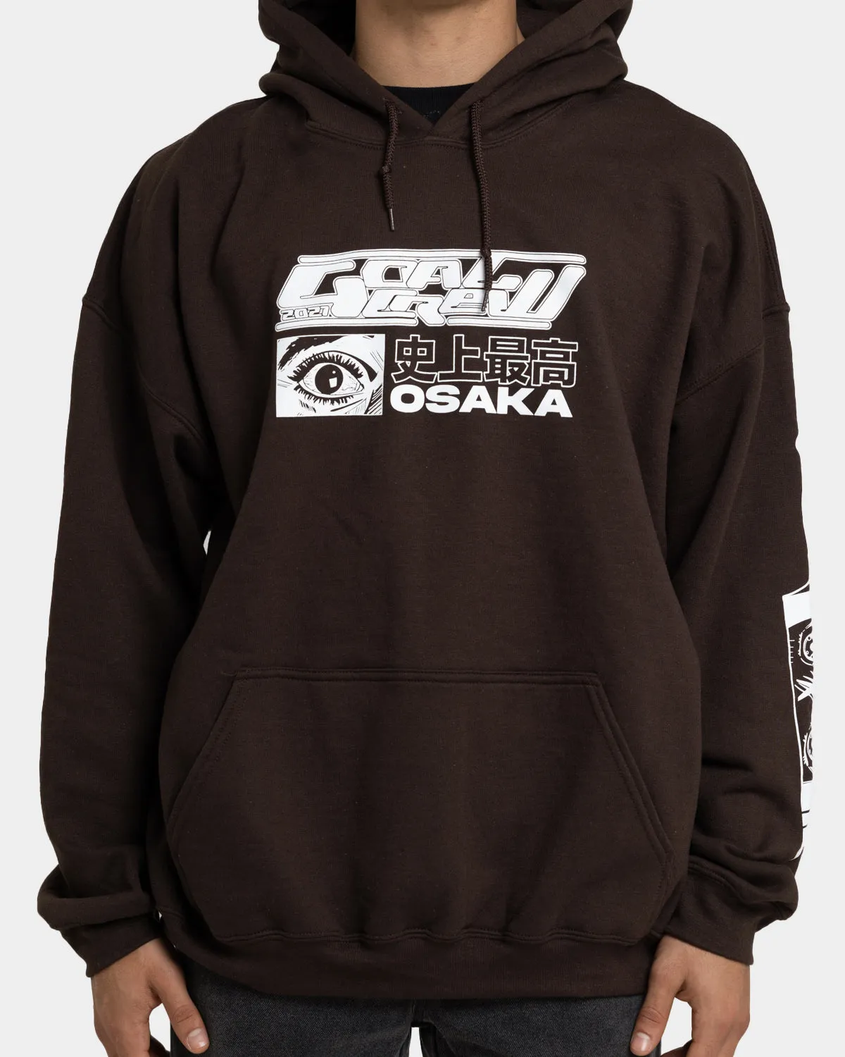 Elderly Goat Crew Osaka Hoodie Brown