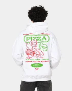 Goat Crew Pizza Shop Hoodie White regular
