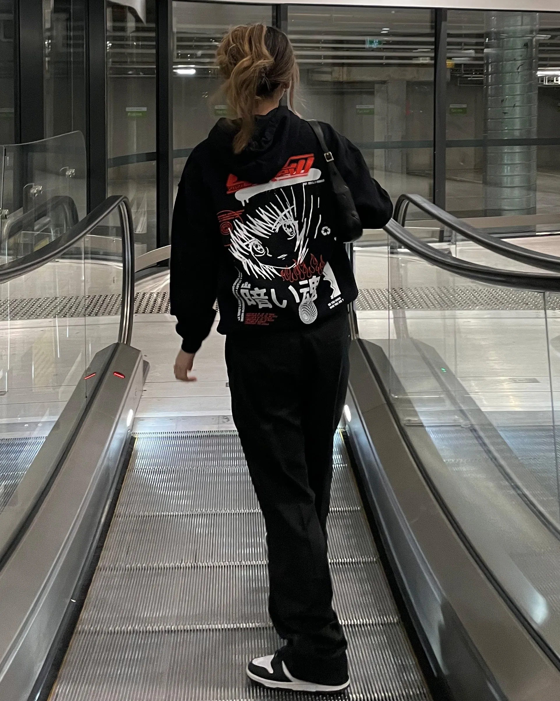 Goat Crew Sapporo Hoodie Black High-Performance Wear Abrasion Resistant Fabric