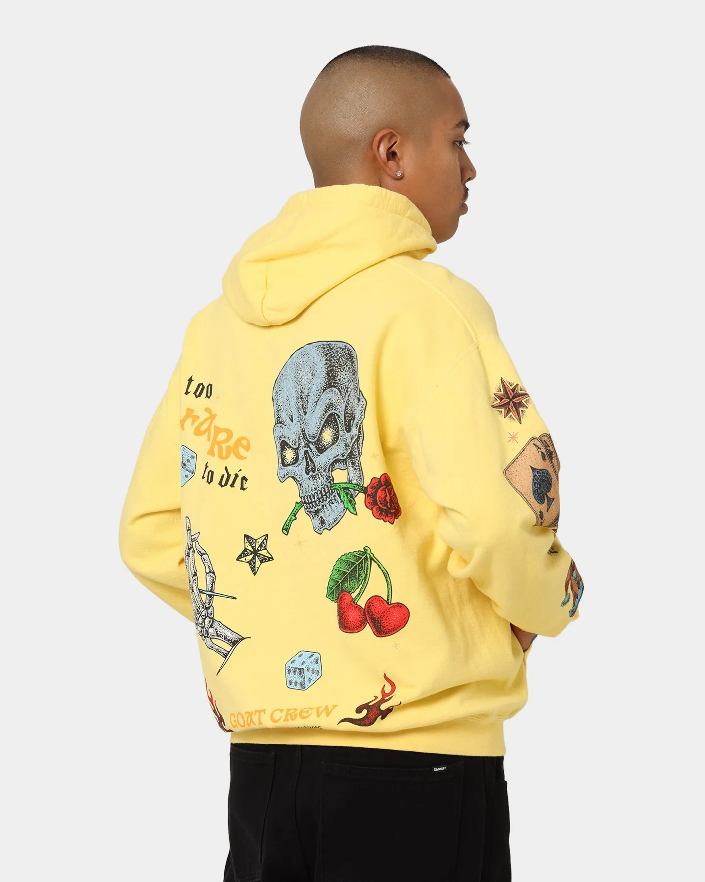 ReflectiveDetailing Goat Crew Too Weird To Live Hoodie Butter