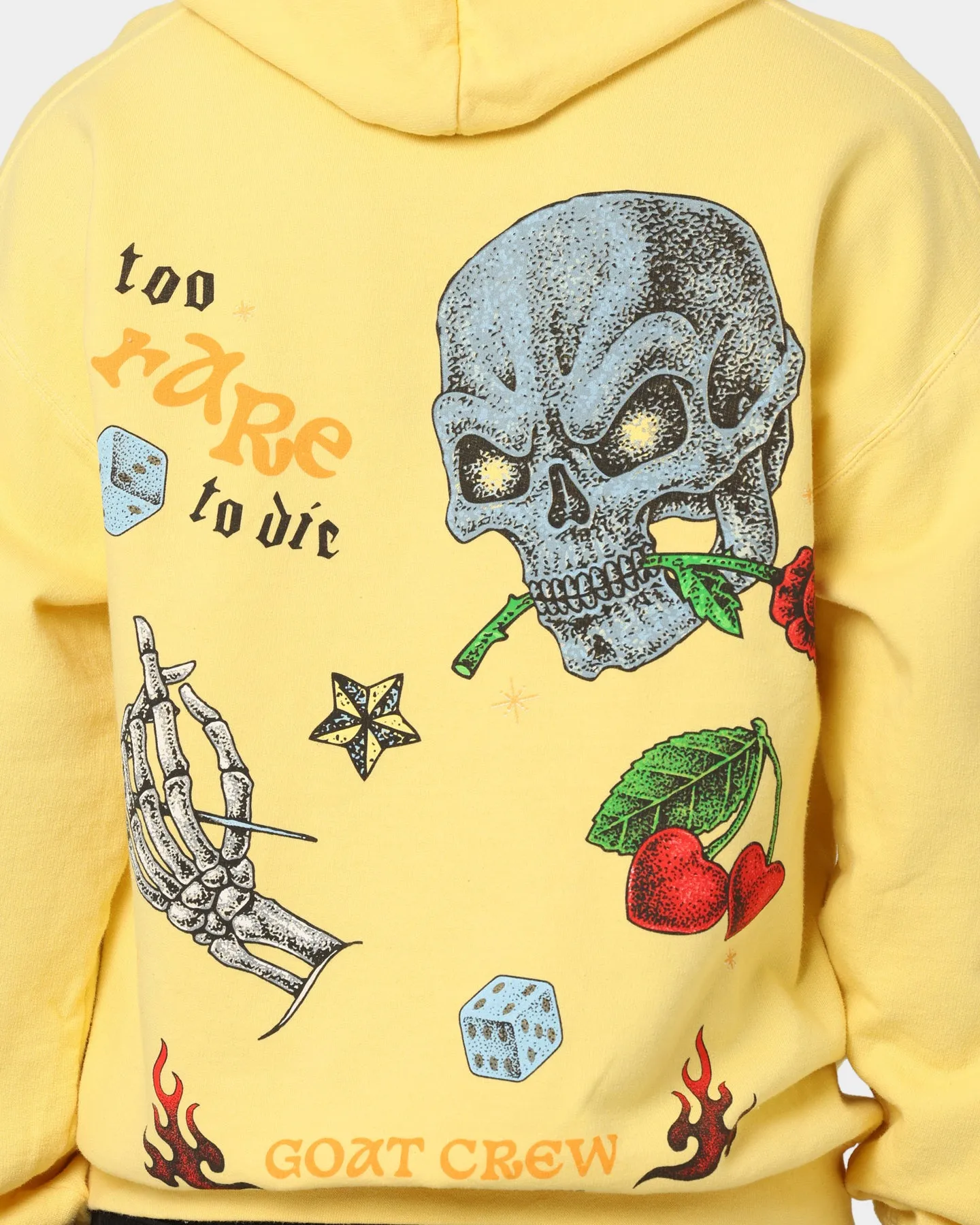 Goat Crew Too Weird To Live Hoodie Butter Grant