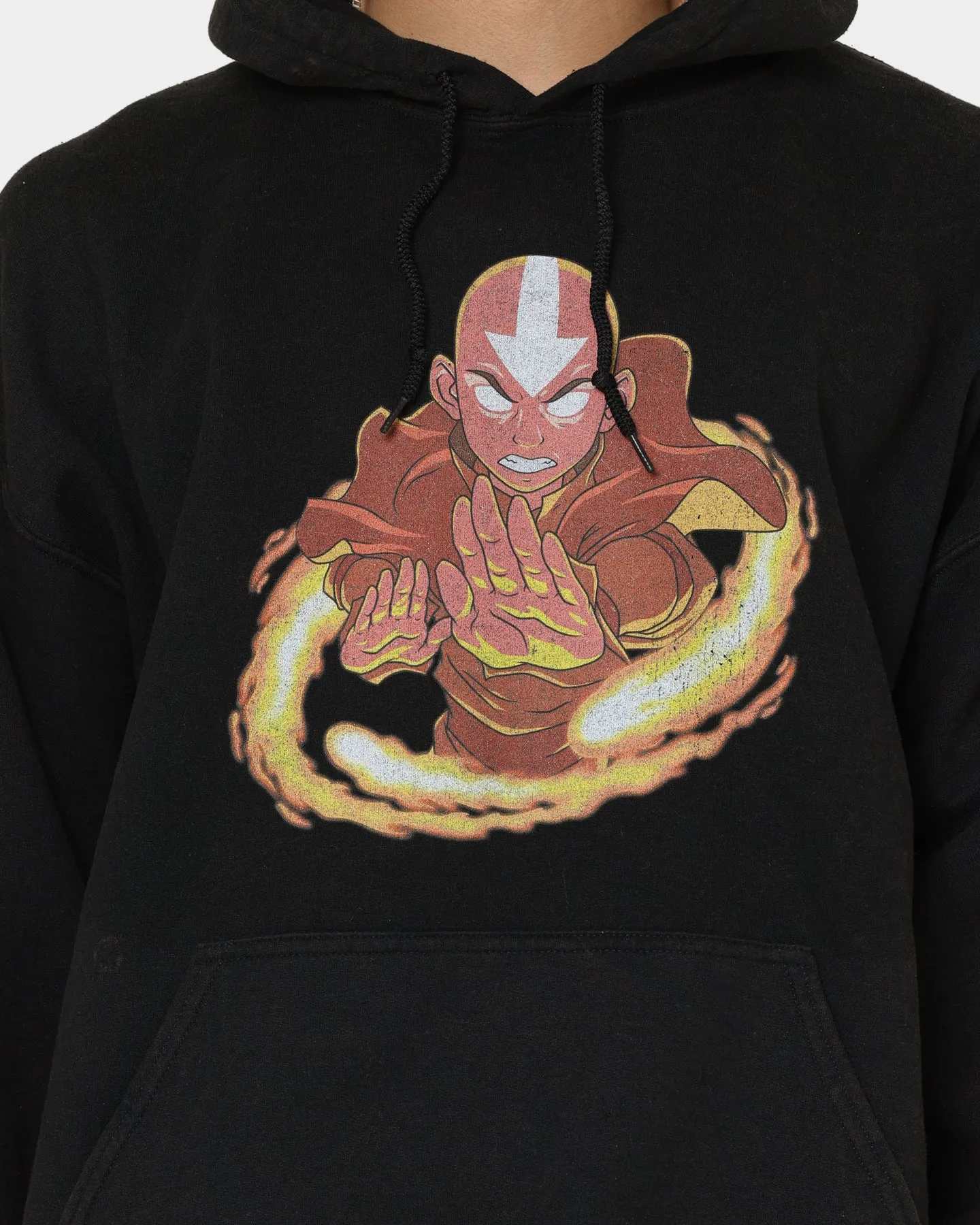 Goat Crew X Avatar: Aang Fire Vintage Hoodie Washed Black Debate
