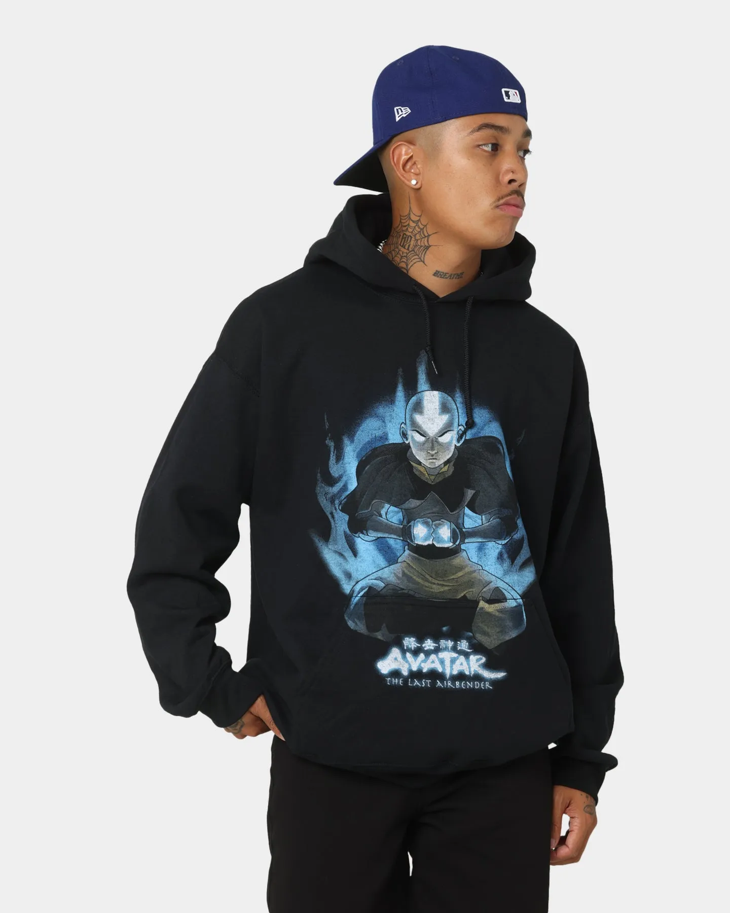 Goat Crew x Avatar: The Last Airbender Vintage Hoodie Black Wash Protective Layer