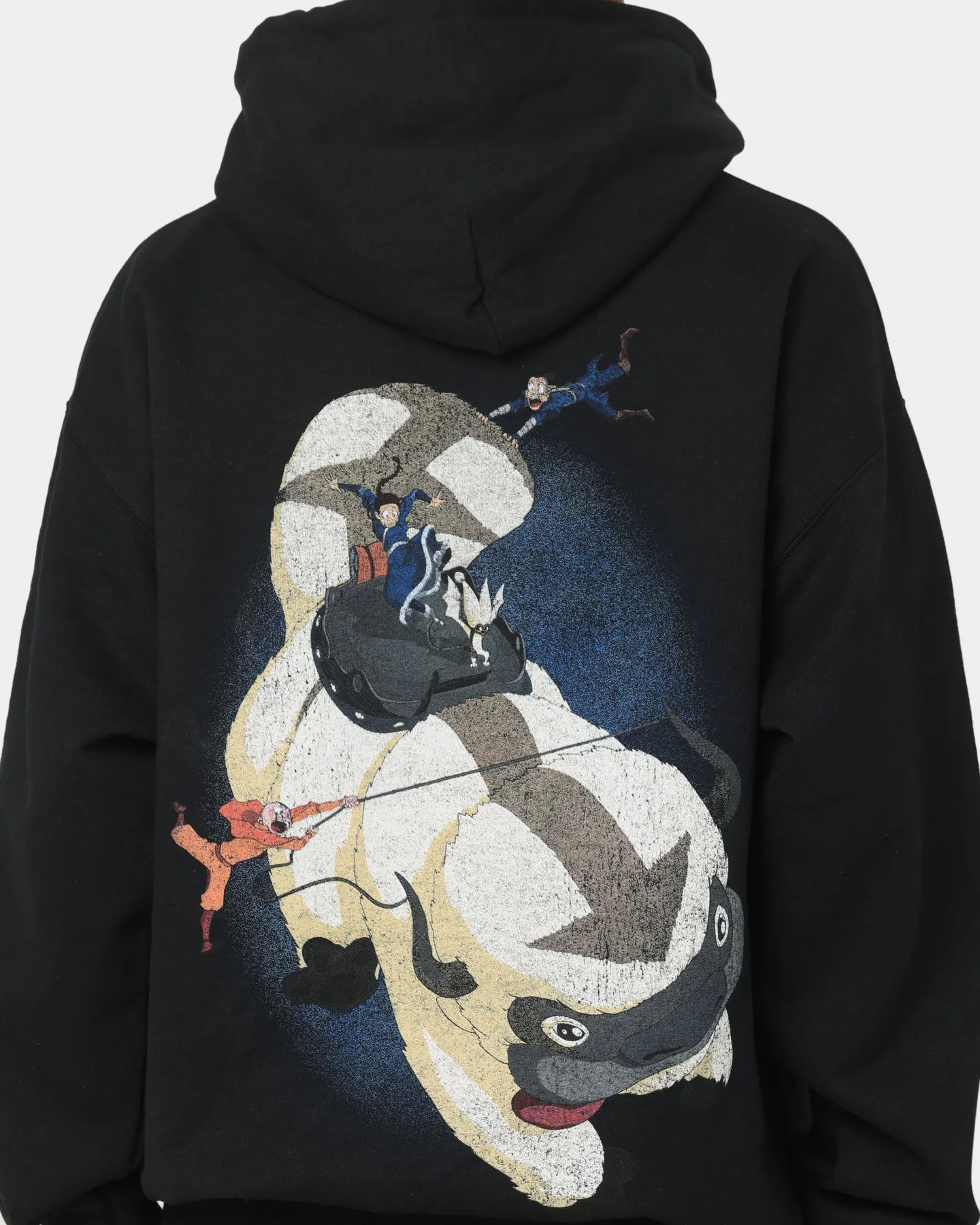 TapedSeams suitable for beach vacations Goat Crew x Avatar: The Last Airbender Vintage Hoodie Black Wash