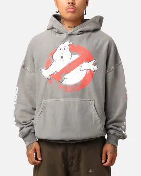 Weightless Construction Goat Crew X Ghostbusters Heavyweight Hoodie Washed Charcoal