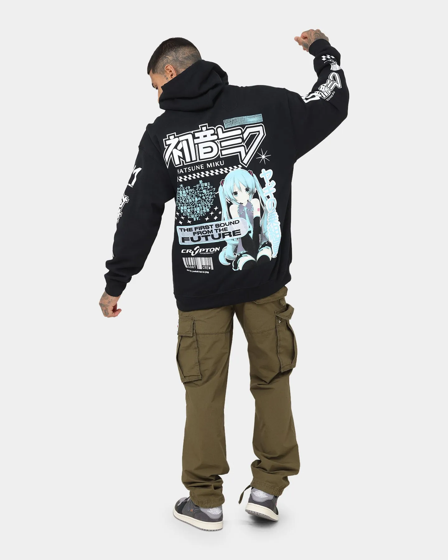 Autumn Goat Crew X Hatsune Miku Future Sound Hoodie Black