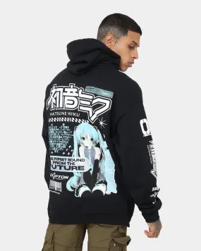 Goat Crew X Hatsune Miku Future Sound Hoodie Black Water-Resistant Layer