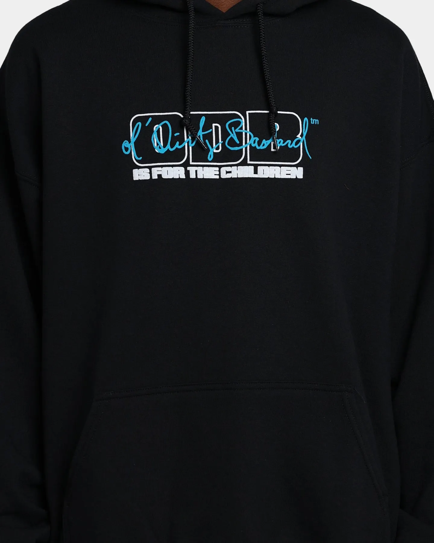 no pocket WaterResistantCoating Goat Crew X Ol' Dirty Bastard Children Hoodie Black