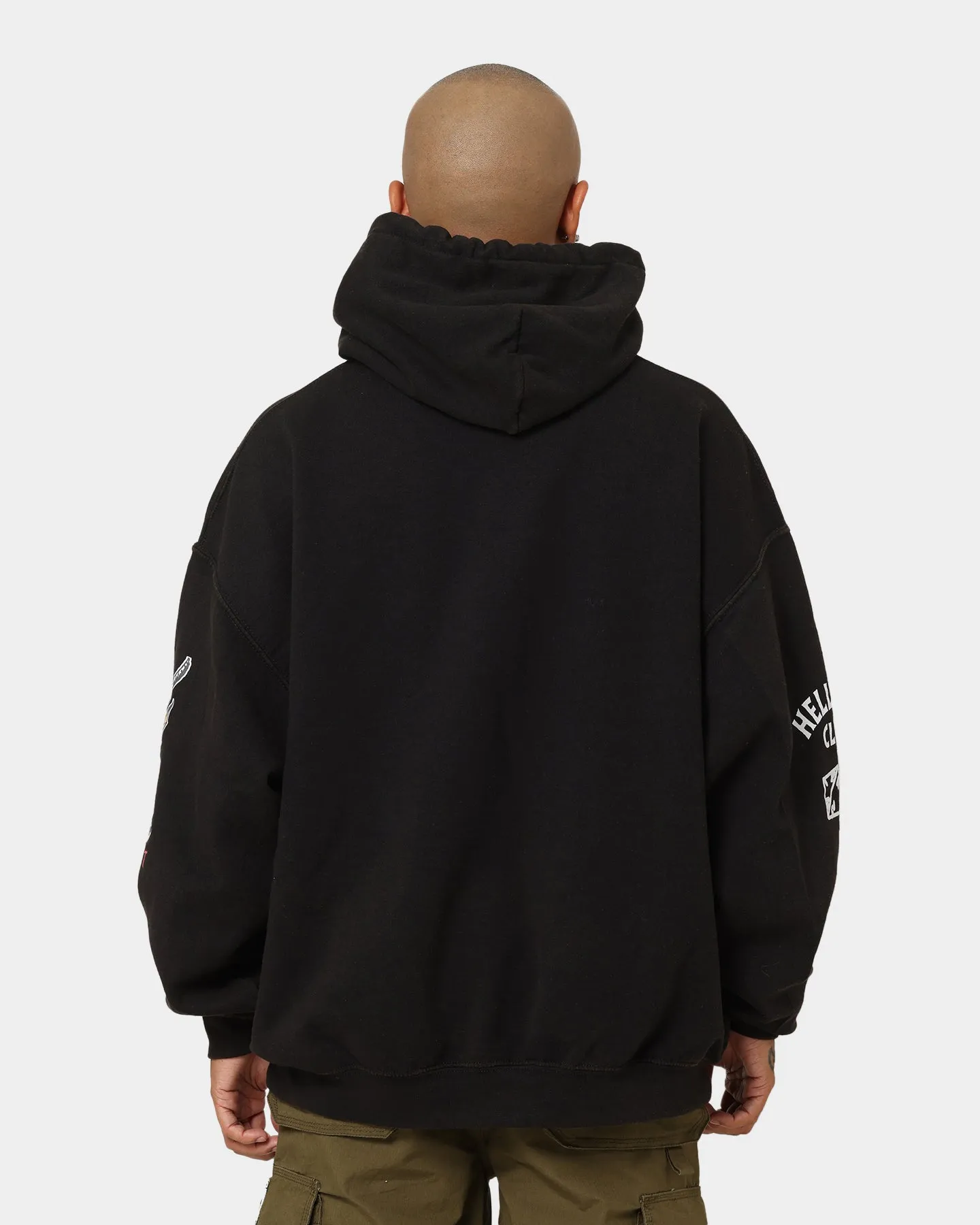 Goat Crew X Stranger Things Eddie Vintage Hoodie Black Wash Compact Packability Passport