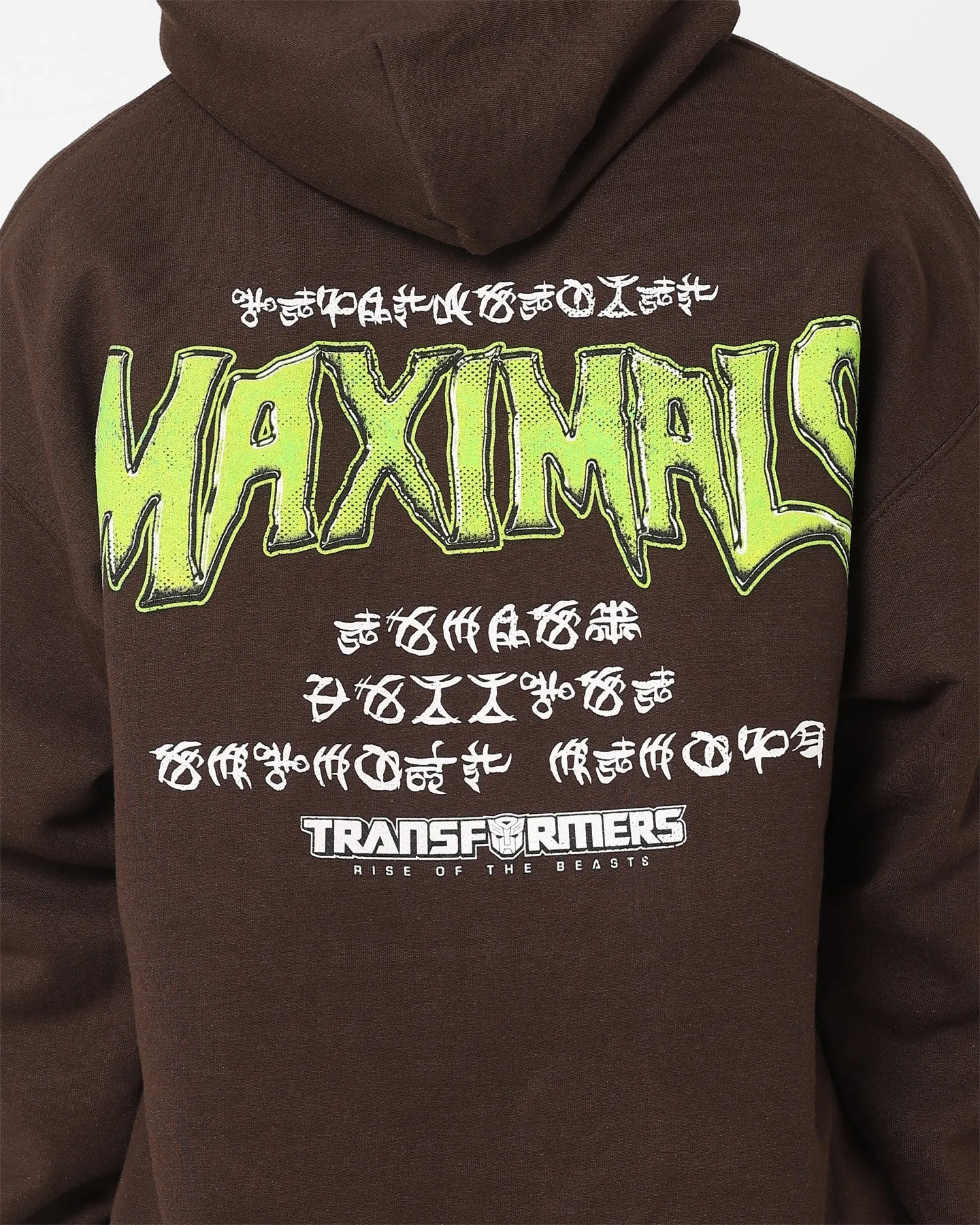 Goat Crew X Transformers Maximals Vintage Hoodie Brown Wash wedding guests