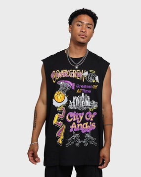 No Fade Technology Goat Crew City Of Angels Muscle T-Shirt Black