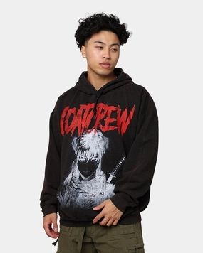 Preserve Tradition Goat Crew Crazed Vintage Hoodie Black Wash
