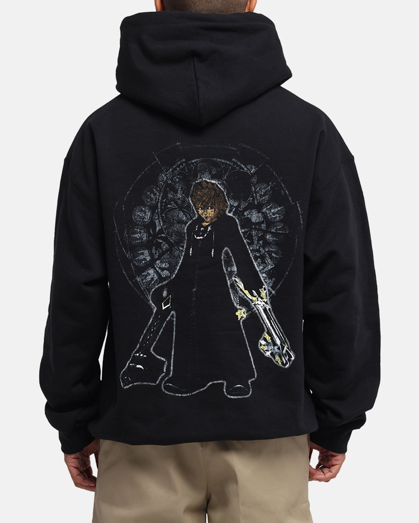 Suburban style couple's look Goat Crew Disney Kingdom Hearts Roxas Hoodie Black