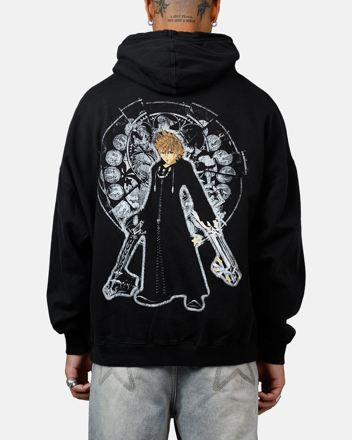 Beach Holiday Concentration Goat Crew Disney Kingdom Hearts Roxas Premium Hoodie Black