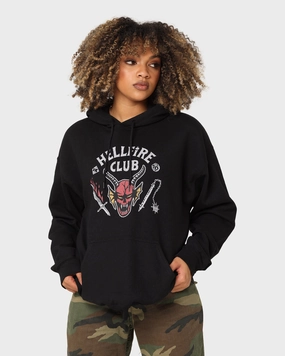 Goat Crew Goat Crew X Stranger Things Hellfire Hoodie Black Stylish