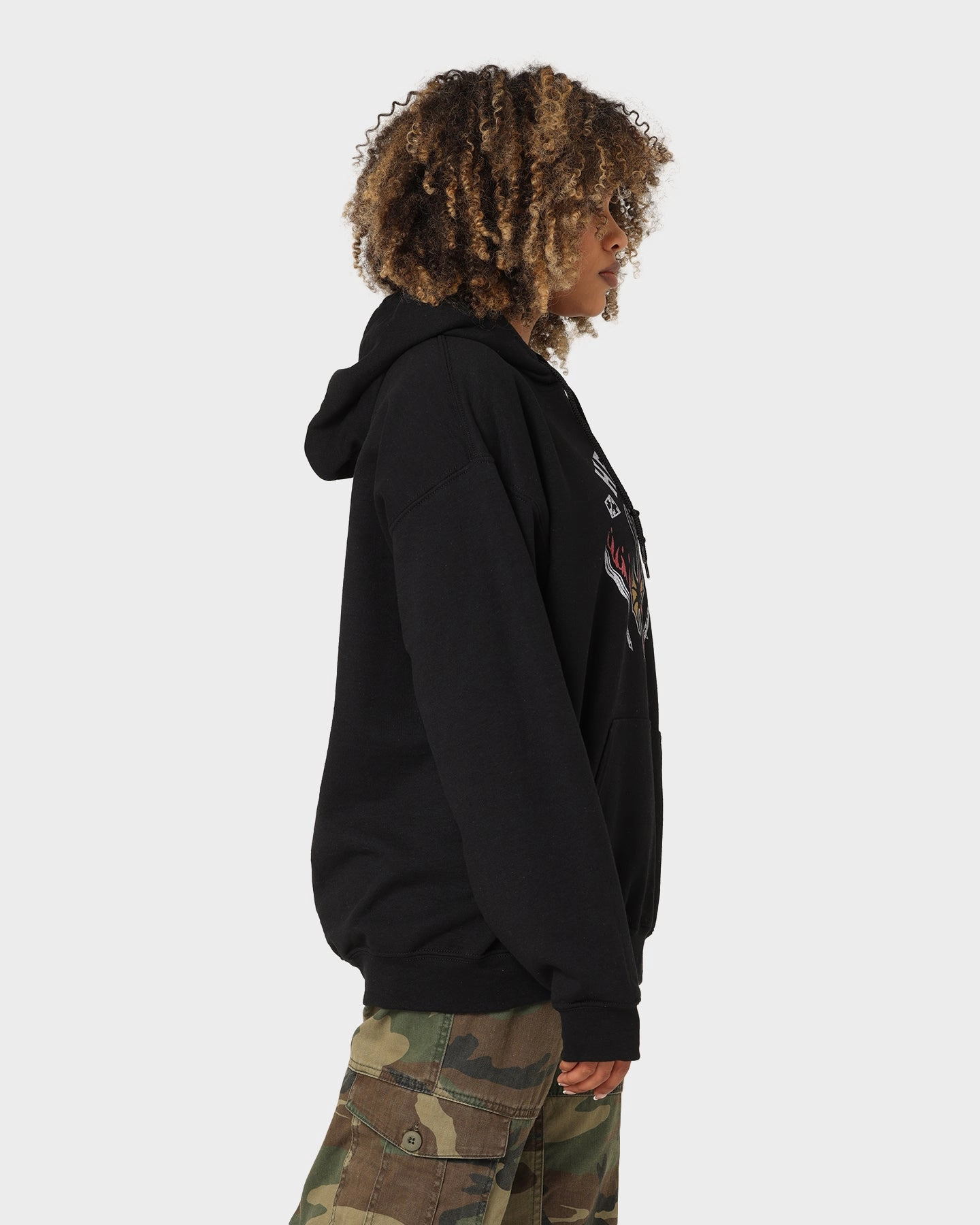 Goat Crew Goat Crew X Stranger Things Hellfire Hoodie Black Cool Layering Top Rated