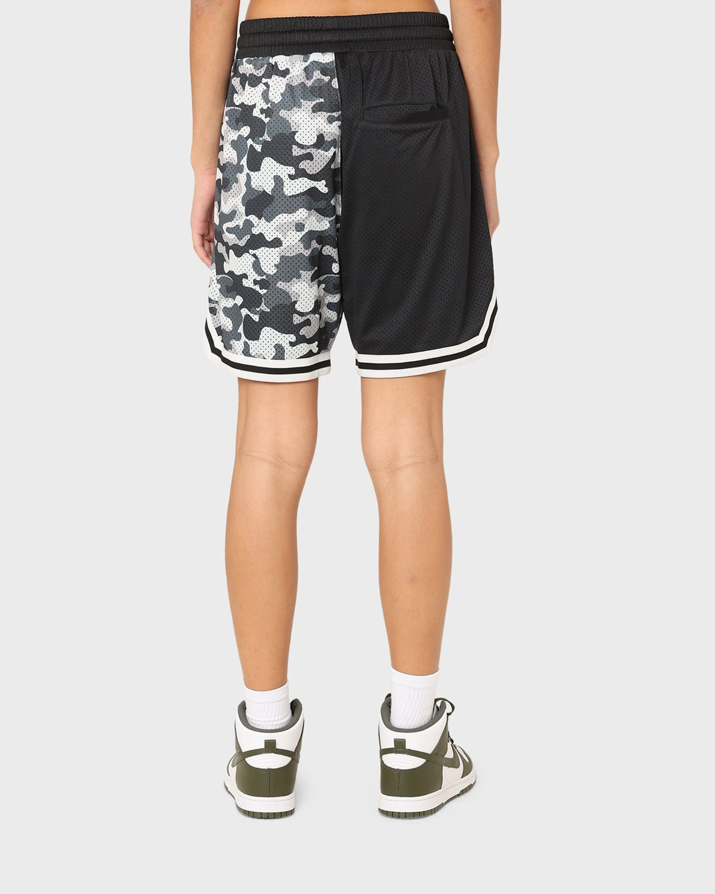 Goat Crew Half Camo Shorts Black/Black fall shorts
