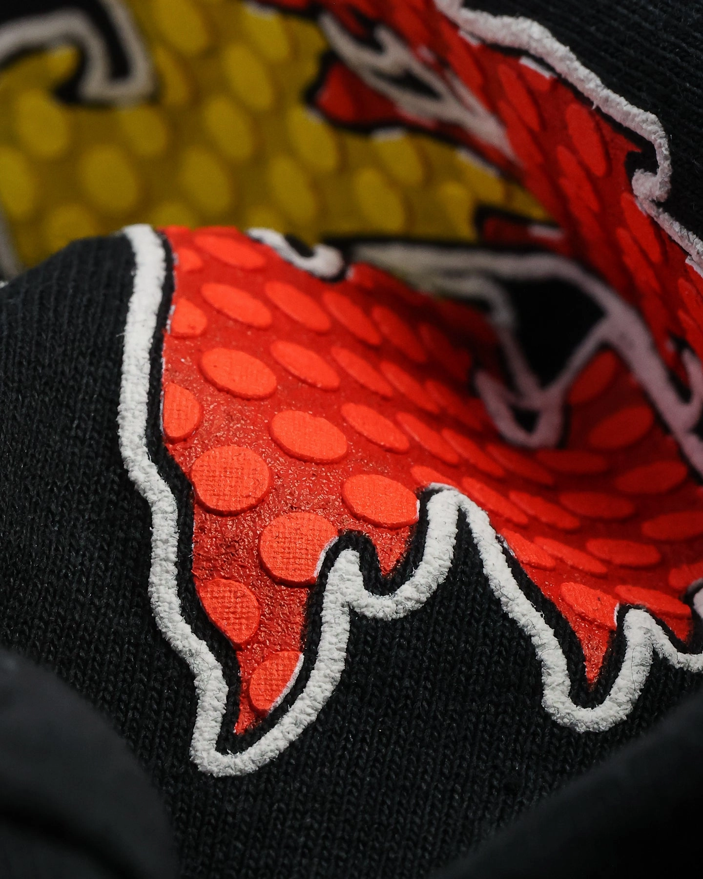 Goat Crew Hot Spike T-Shirt Black/Red/Yellow Stylish Casual Simple Yet Cozy