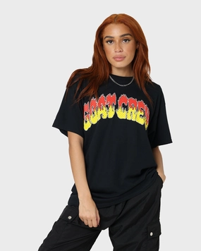 Versatile and Stylish Goat Crew Hot Spike T-Shirt Black/Red/Yellow