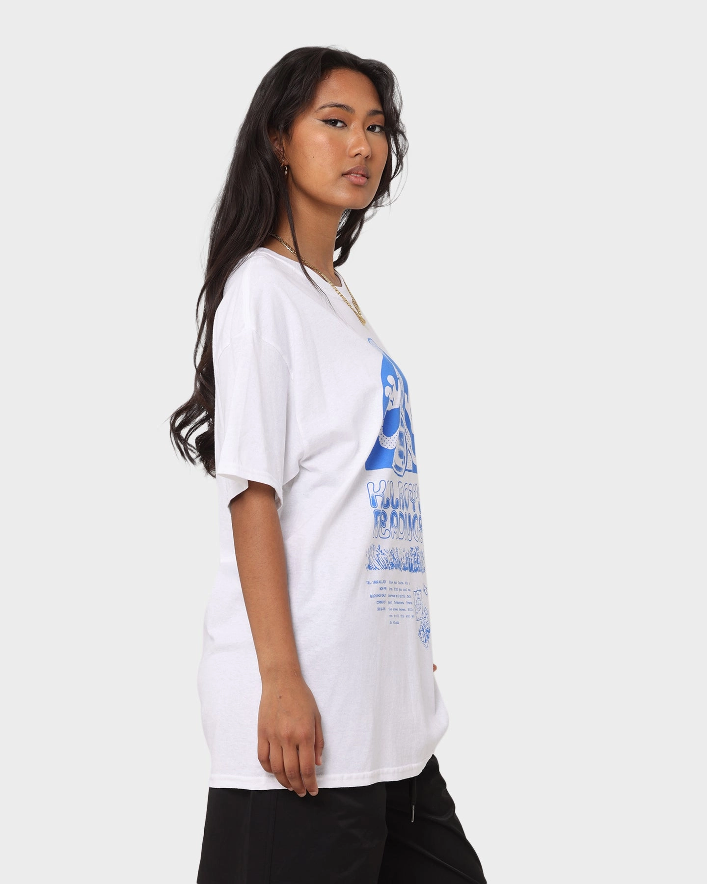 Goat Crew Killroy's Readings T-Shirt White Smart Fit Slim Fit Design