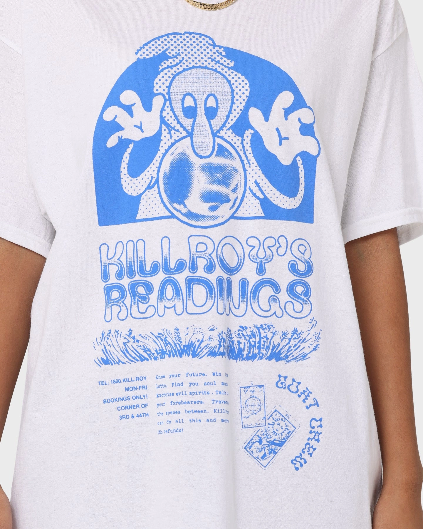 Goat Crew Killroy's Readings T-Shirt White Modern Outfit