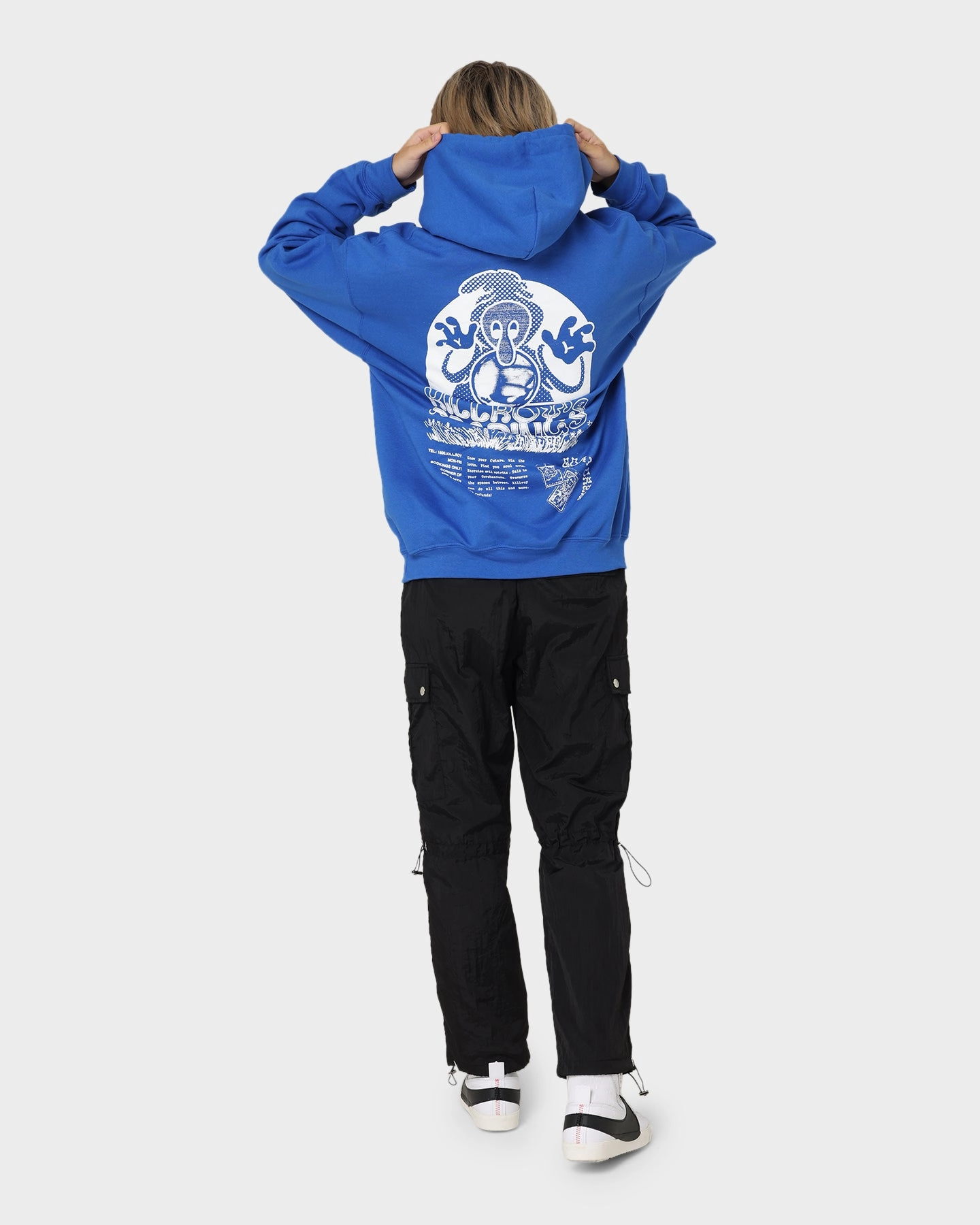 Goat Crew Kilroy Hoodie Blue Beach Holiday