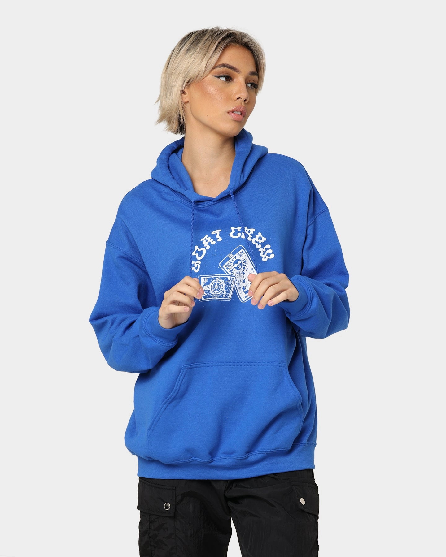 Goat Crew Kilroy Hoodie Blue suitable for extreme sports Organizer