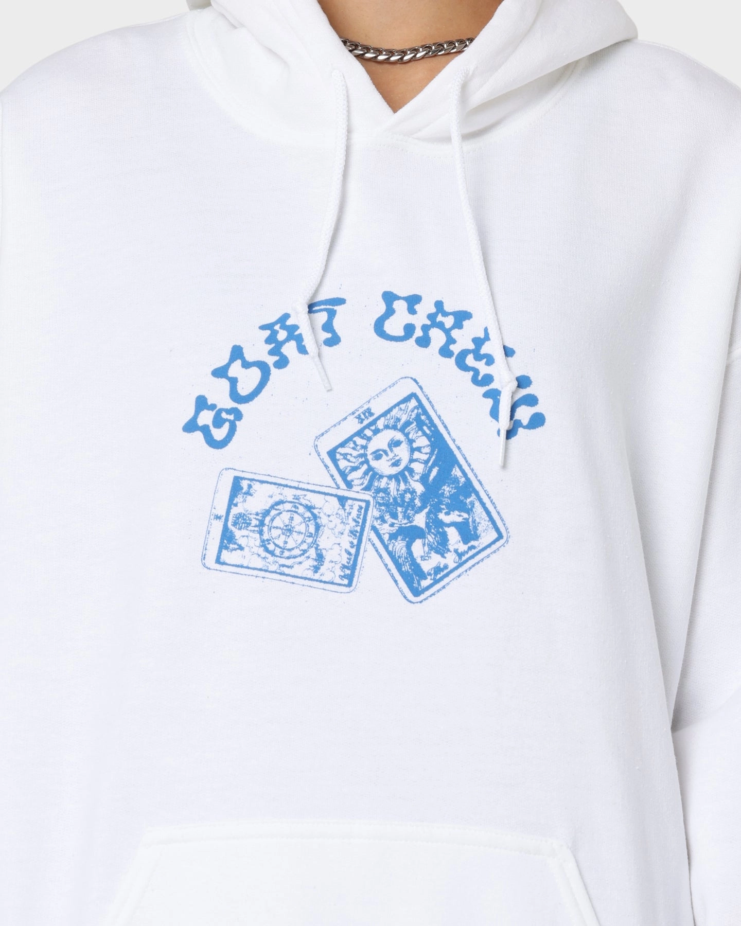fishermen Clock Goat Crew Kilroy Hoodie White