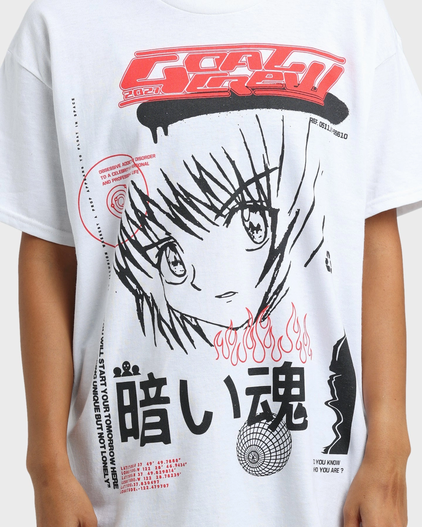 Goat Crew Korea T-Shirt White Holiday Comfort Style Chilly Wear