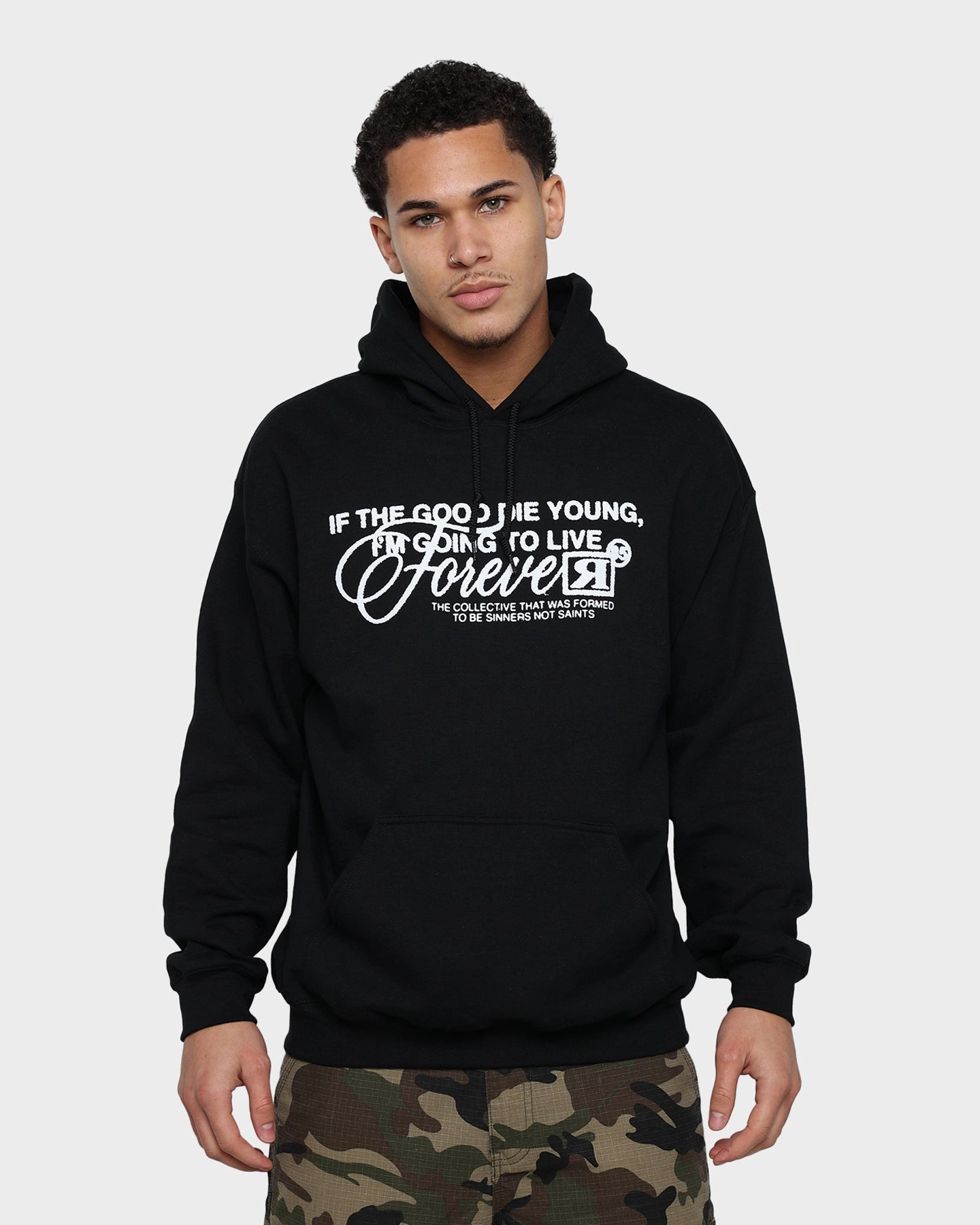 Storm Protection Shaving-cream Goat Crew Live Forever Hoodie Black
