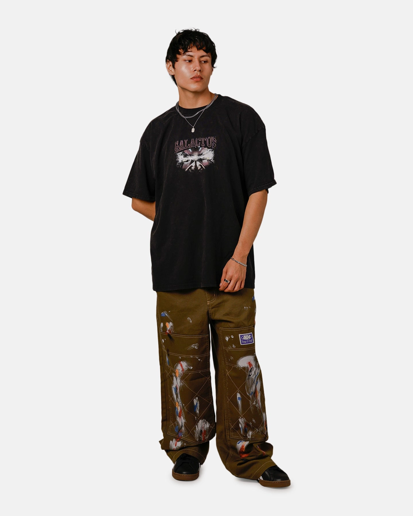 Goat Crew Marvel Galactus Heavy T-Shirt Vintage Black winter warmth