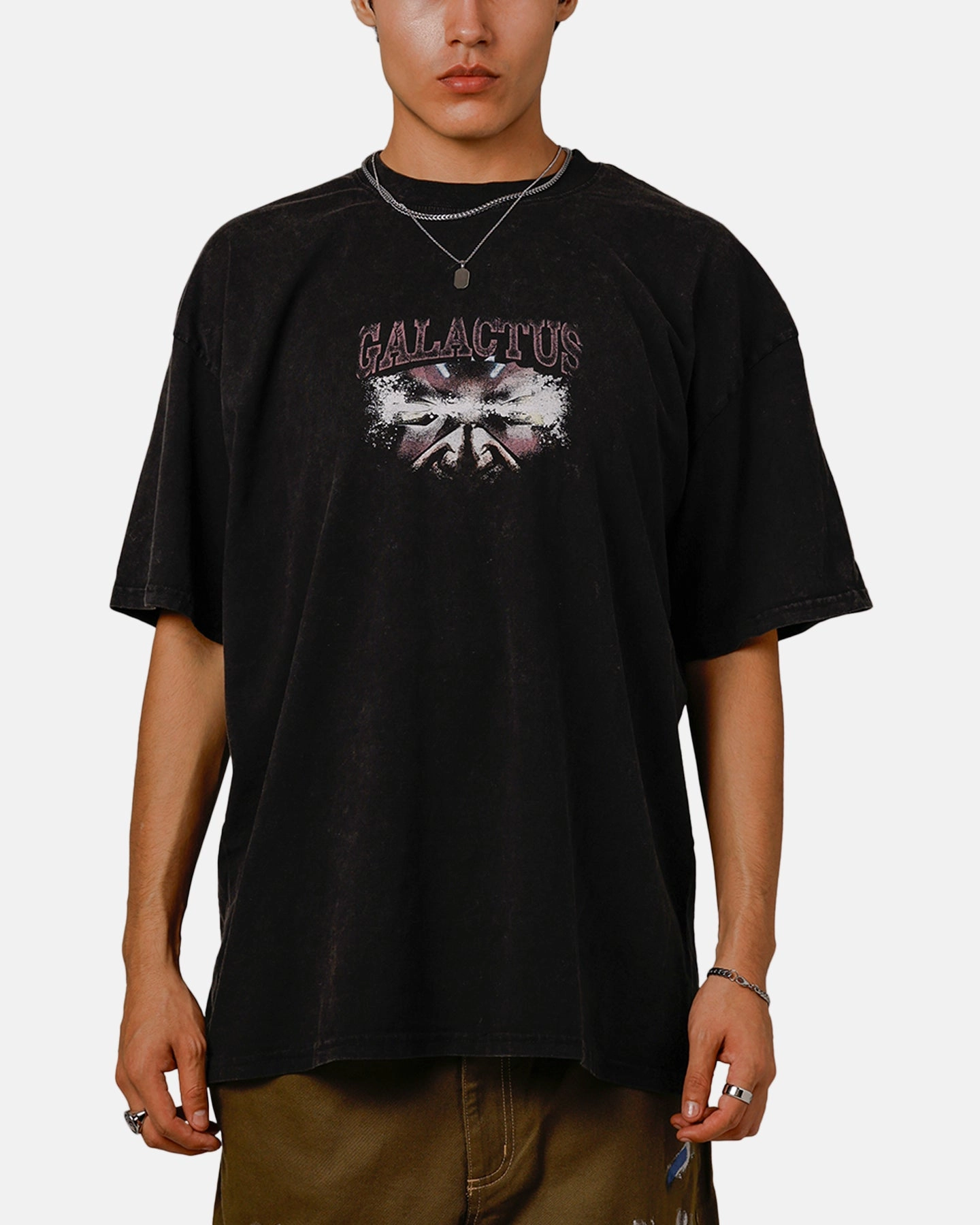 Bold colors Goat Crew Marvel Galactus Heavy T-Shirt Vintage Black