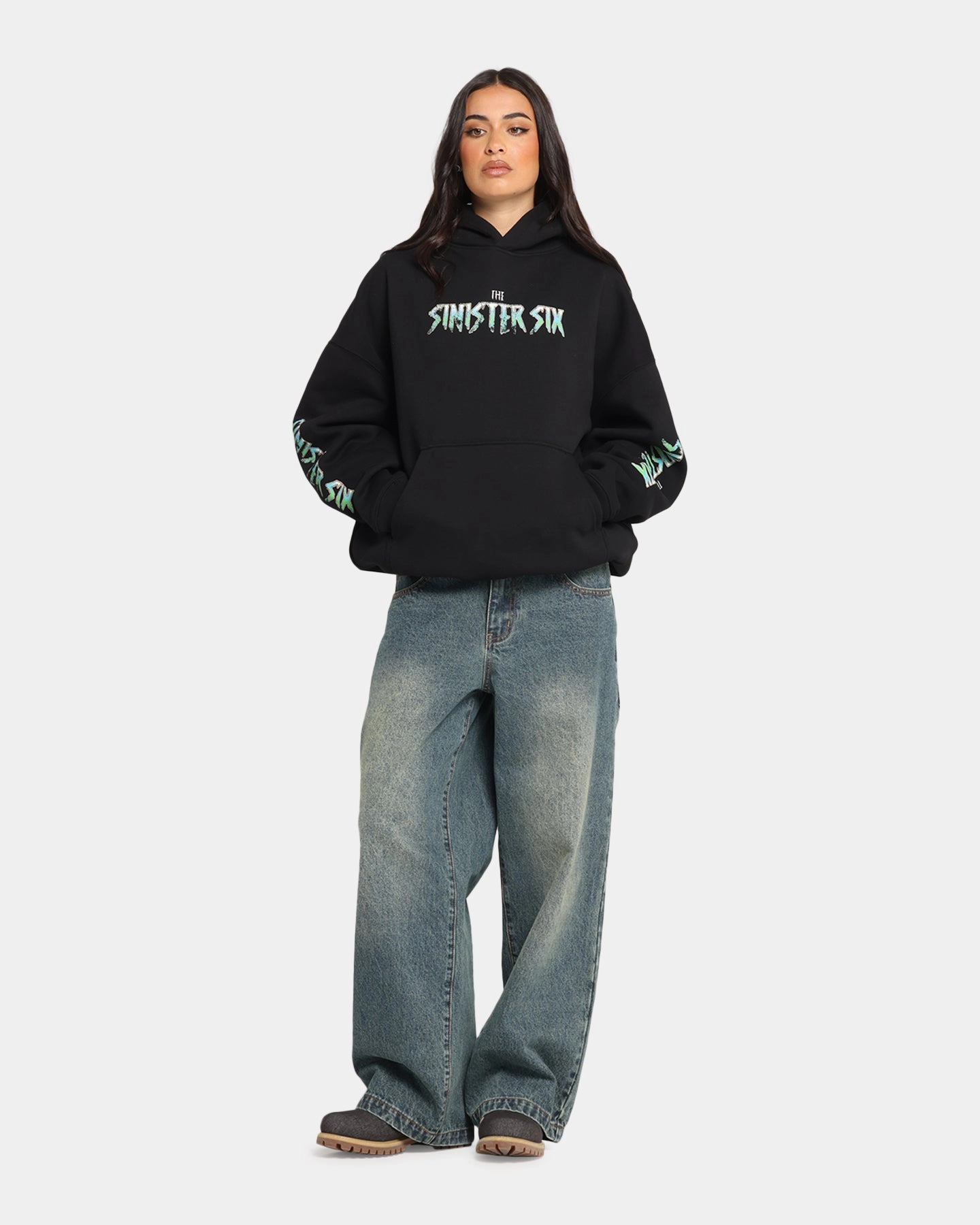 New Arrival Goat Crew Marvel Sinister Six Premium Hoodie Black