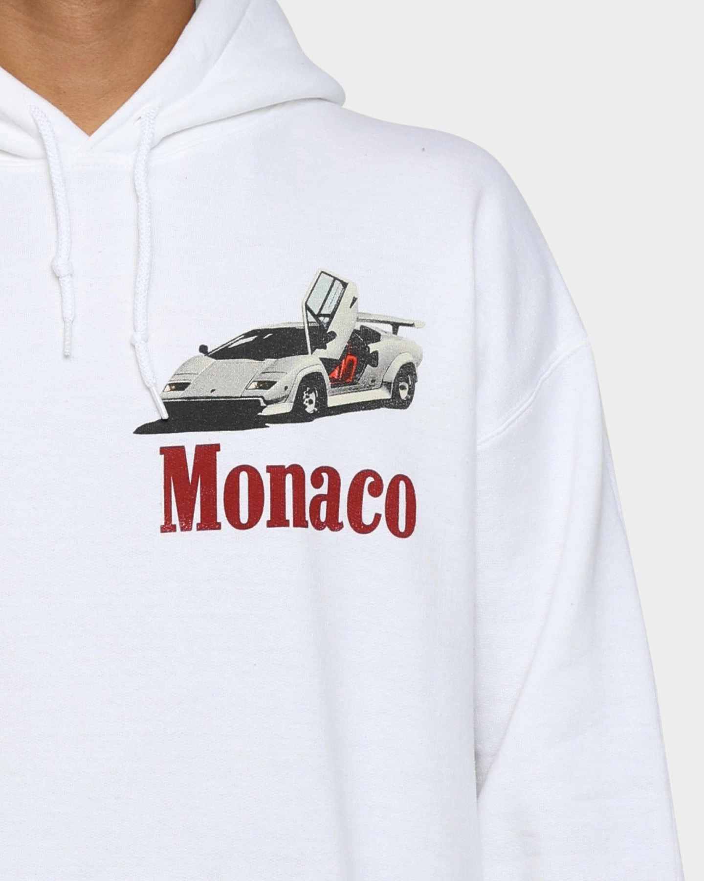 Goat Crew Monaco 1983 Hoodie White Abrasion Resistant Fabric