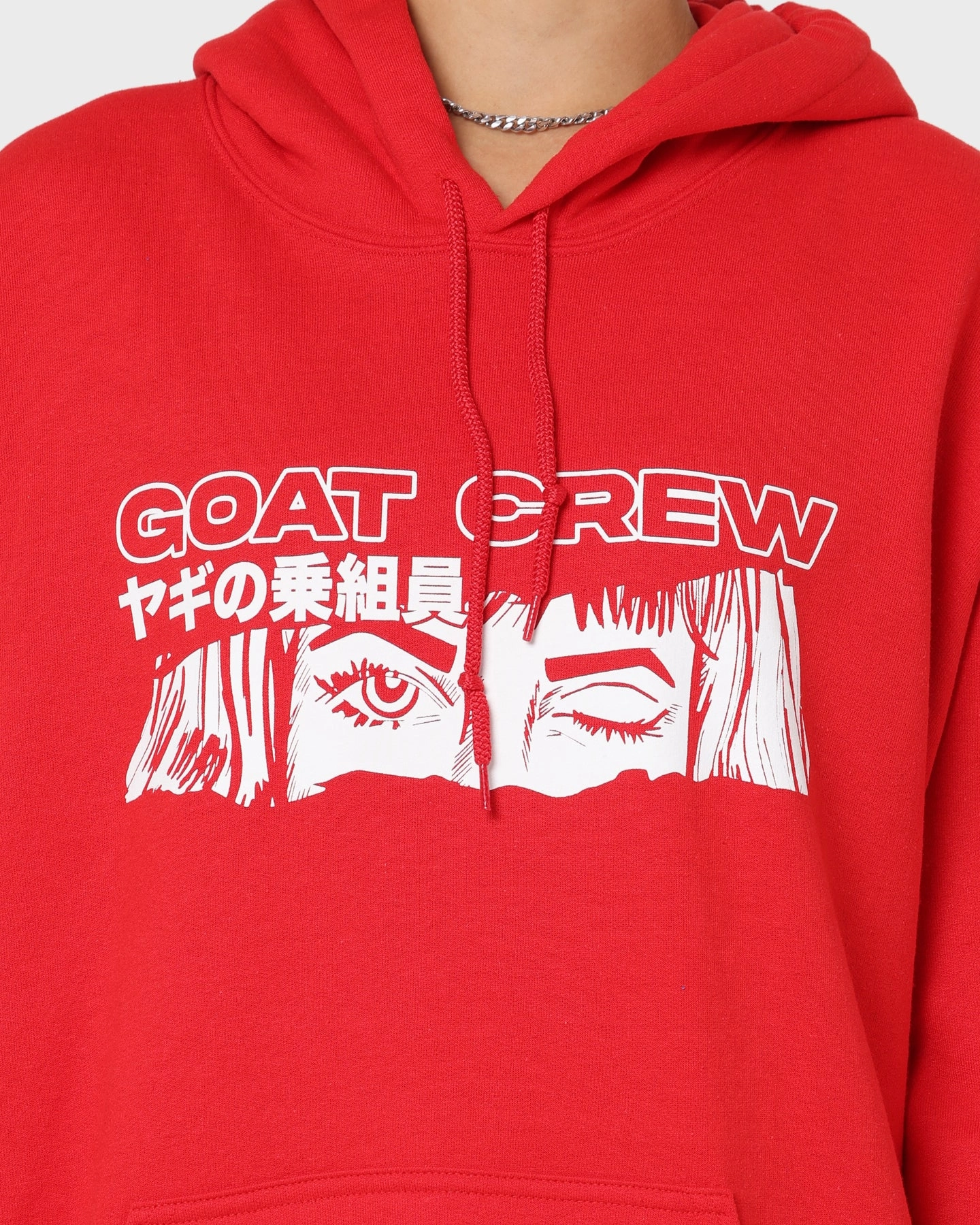 suitable for funerals Fashionable Style Goat Crew Niseko Hoodie Red