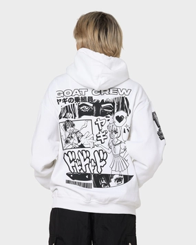 Graphic Design Goat Crew Niseko Hoodie White
