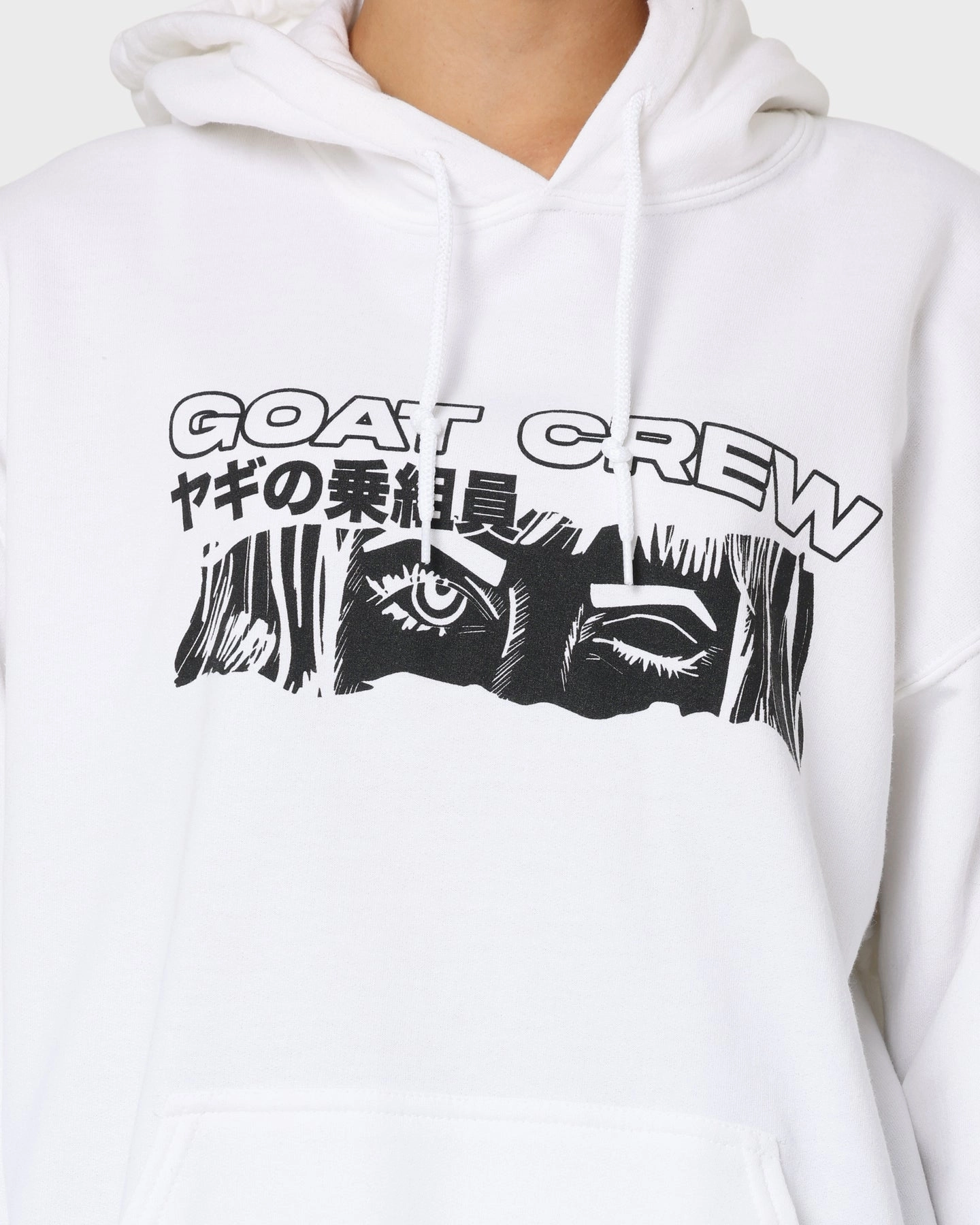 Goat Crew Niseko Hoodie White night