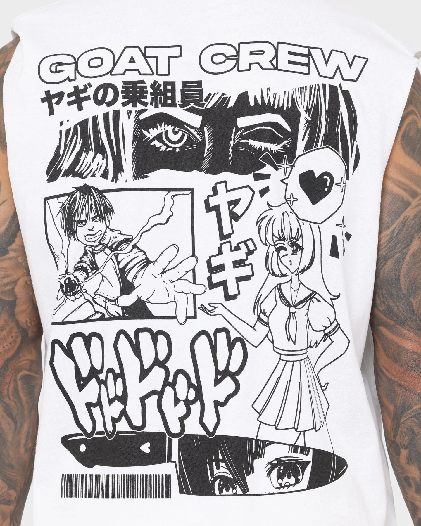 Timeless Fashion Goat Crew Niseko Muscle T-Shirt White