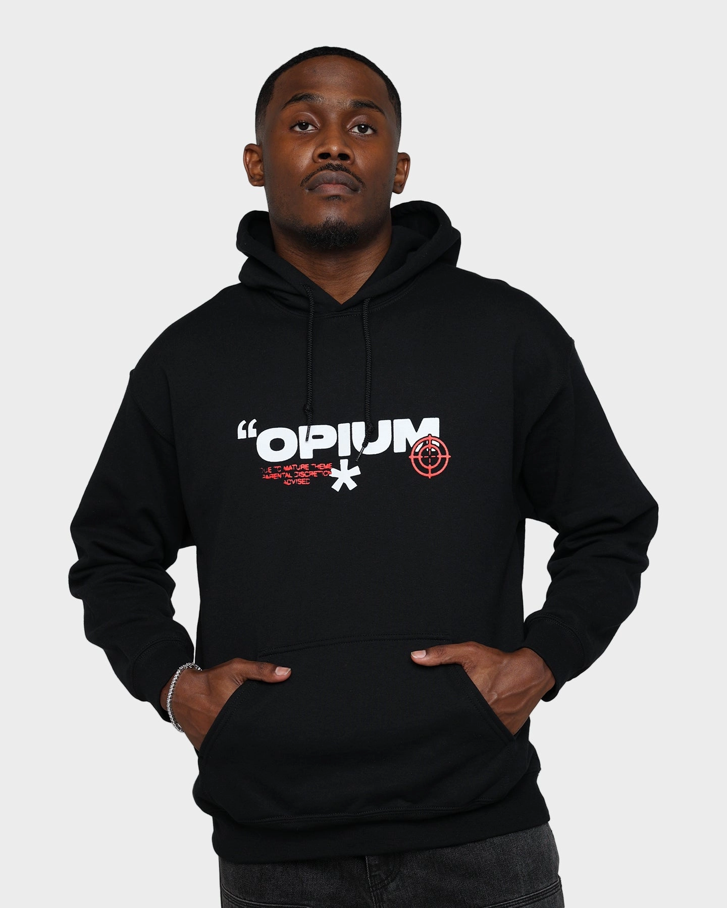 Short-sleeved Windshield Coat Goat Crew Opium Hoodie Black