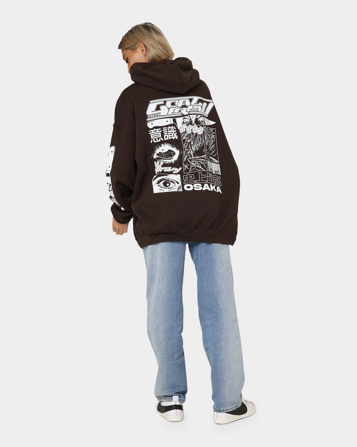 Goat Crew Osaka Hoodie Brown Donate