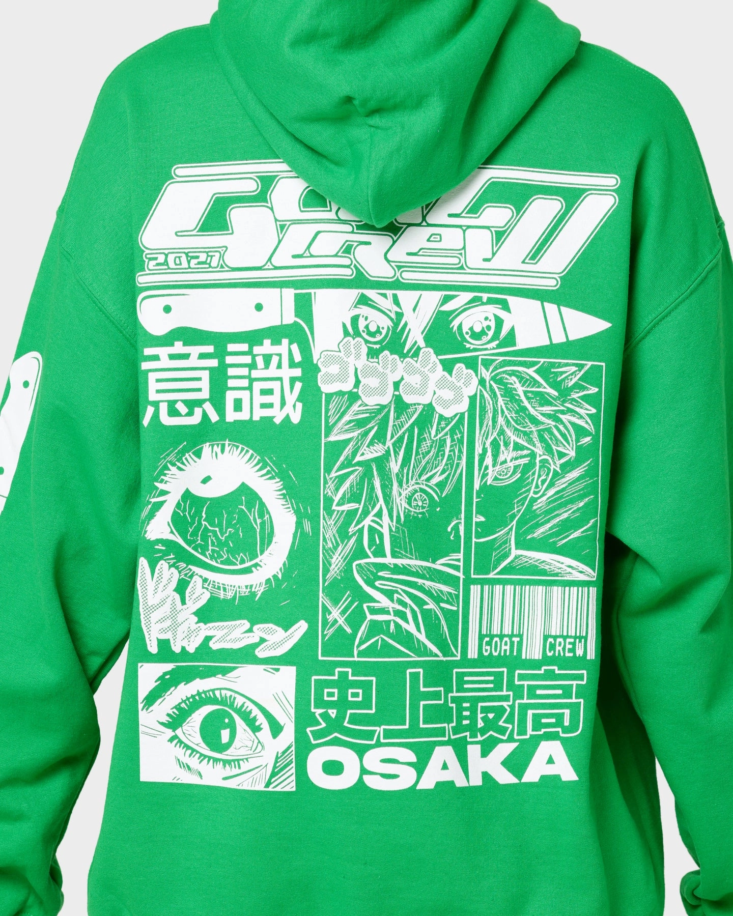 bus ride high-end Goat Crew Osaka Hoodie Green