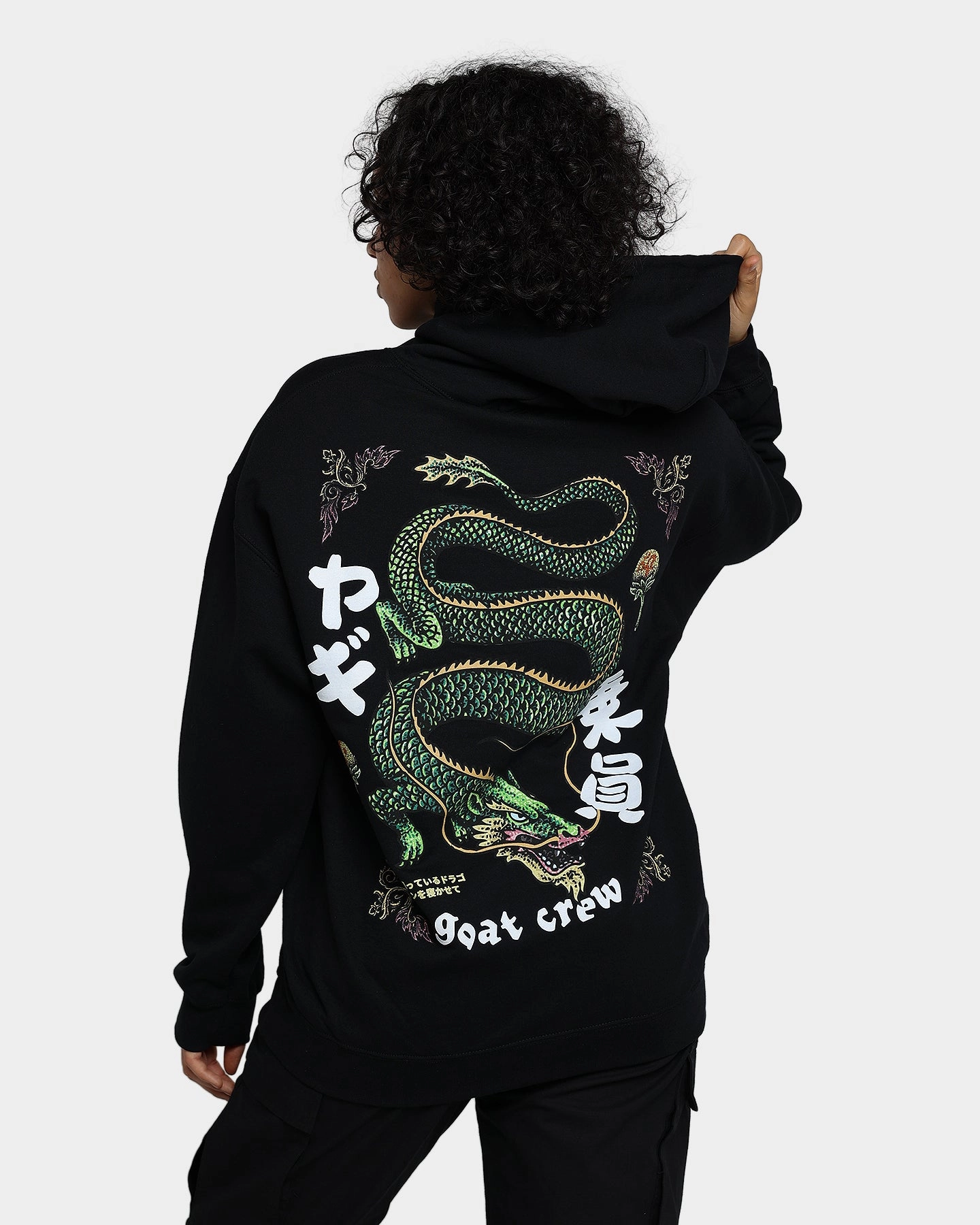 Goat Crew Sleeping Dragons Hoodie Black Urban Edge