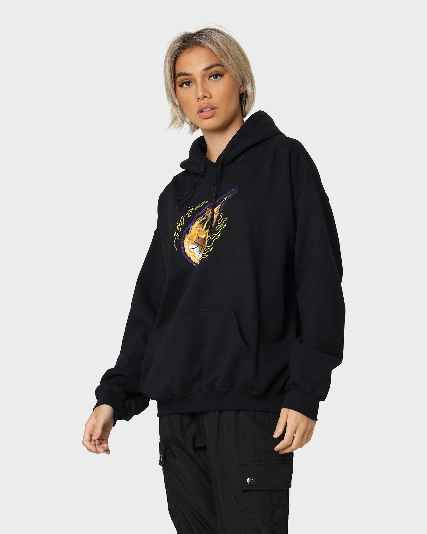 Goat Crew Space Slam Hoodie Black Smooth Gliding Liners