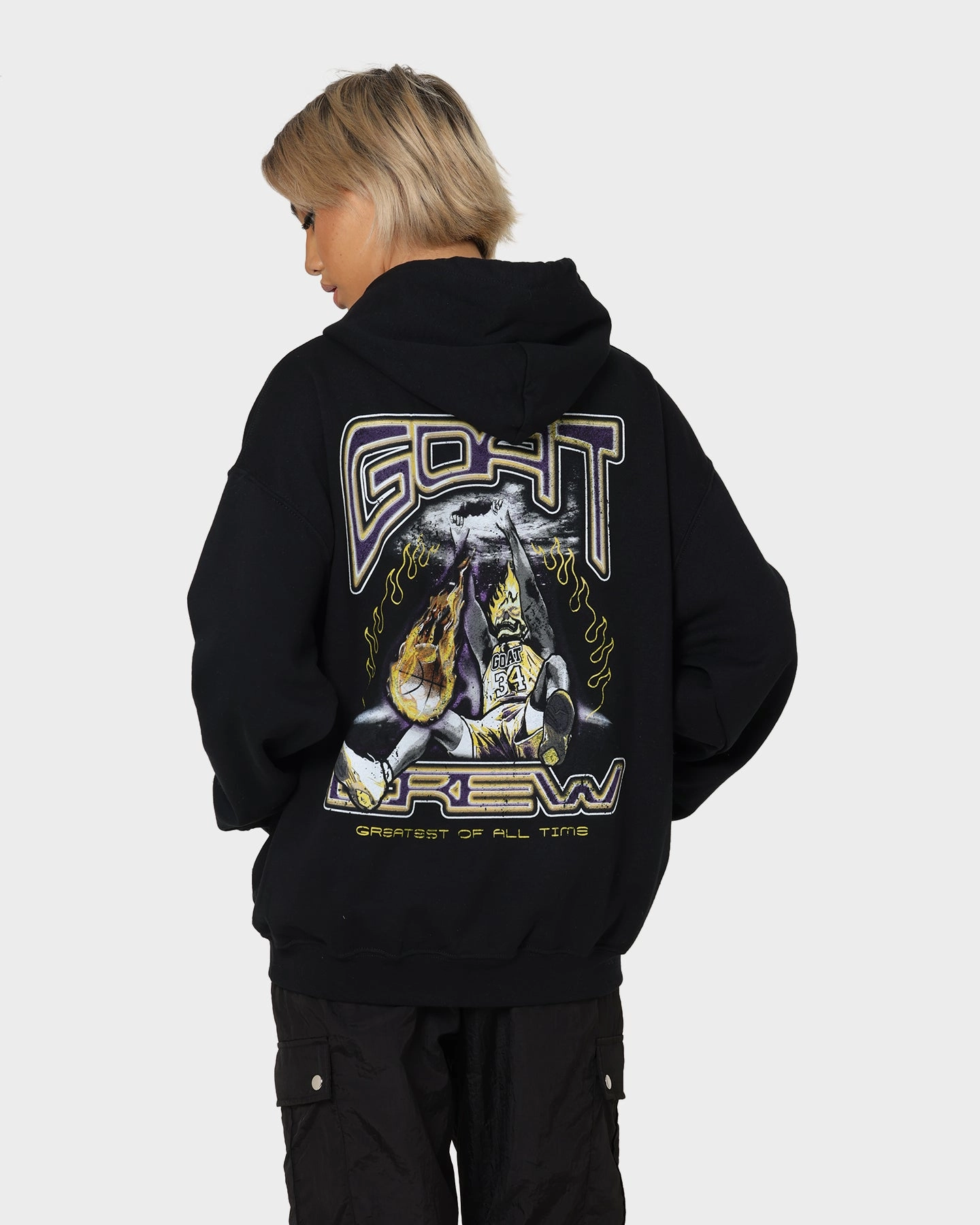 DurableShell Goat Crew Space Slam Hoodie Black
