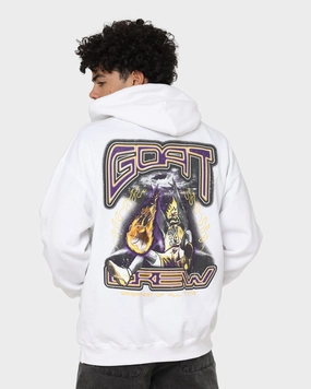 Deer like Goat Crew Space Slam Hoodie White