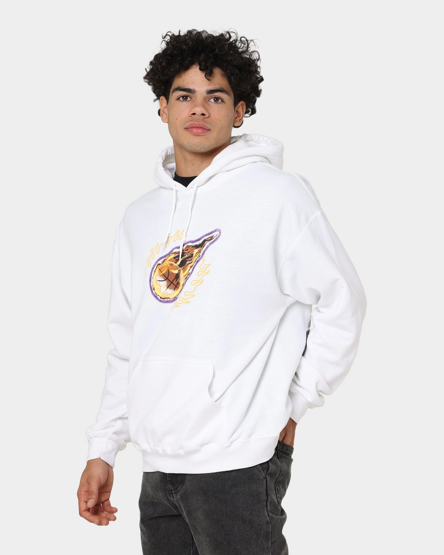 Goat Crew Space Slam Hoodie White snow holiday