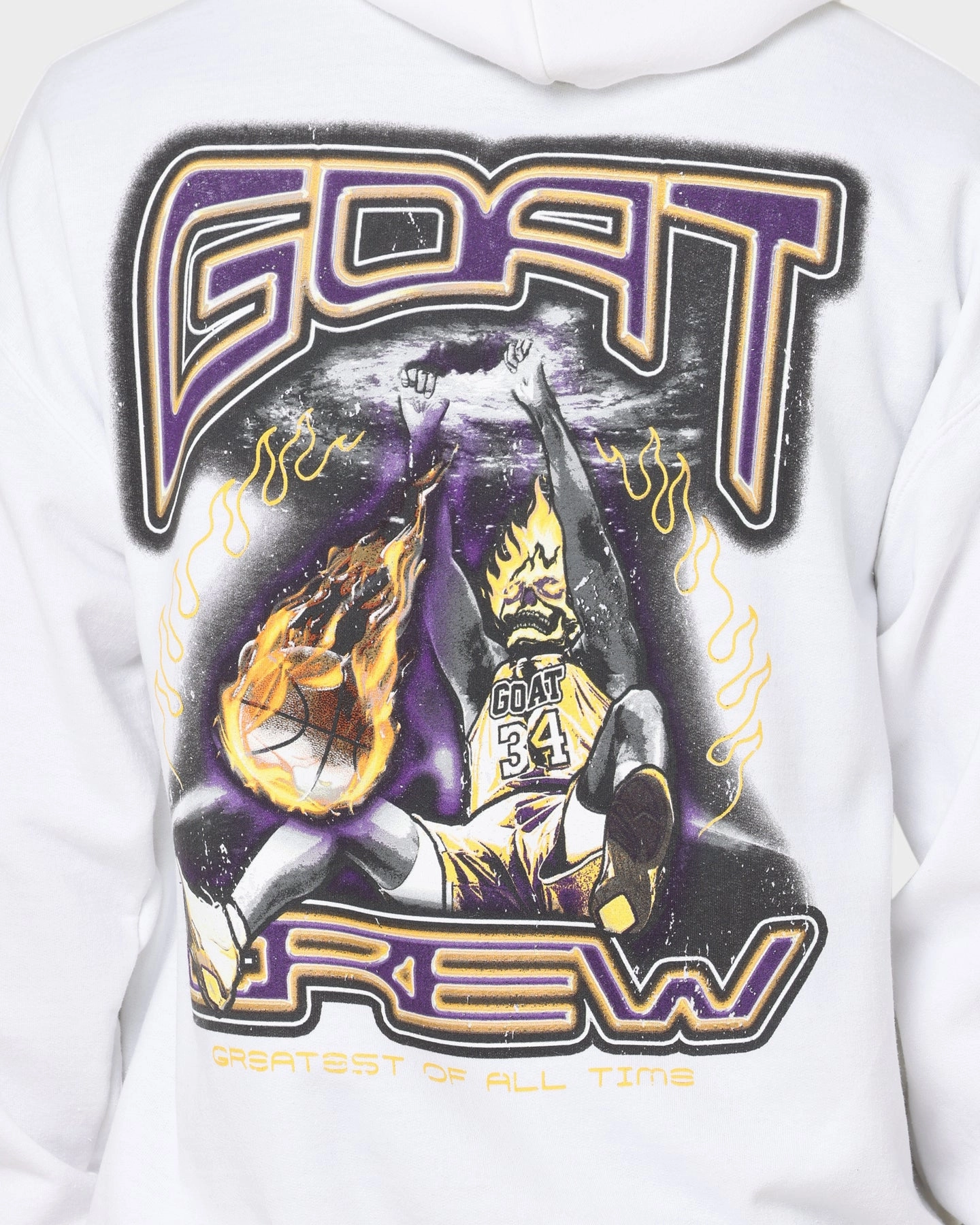 Goat Crew Space Slam Hoodie White Reliable Favorite